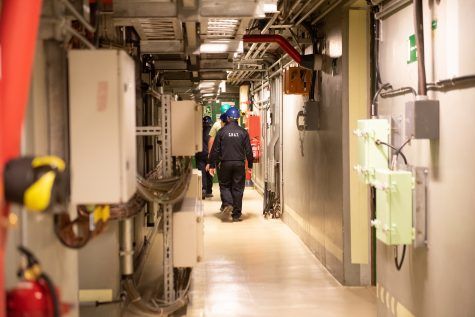 Workers at Trillo nuclear power plant
