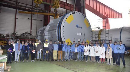 Ensa fabrica, diseña y envía la tapa de la vasija del reactor a una central nuclear estadounidense