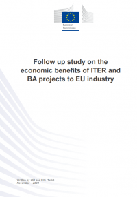 Follow up study on the economic benefits of ITER and BA projects to EU industry