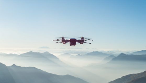 Drones for radiation monitoring