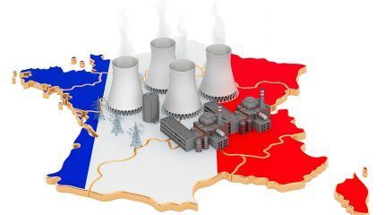 The President of France announces the relaunch of nuclear power and construction of up to 14 new nuclear reactors