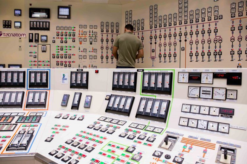 Simulador sala control Ascó