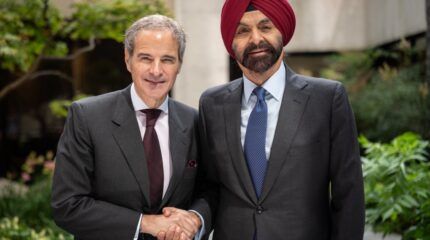 The World Bank and the IAEA forge partnership to promote nuclear energy