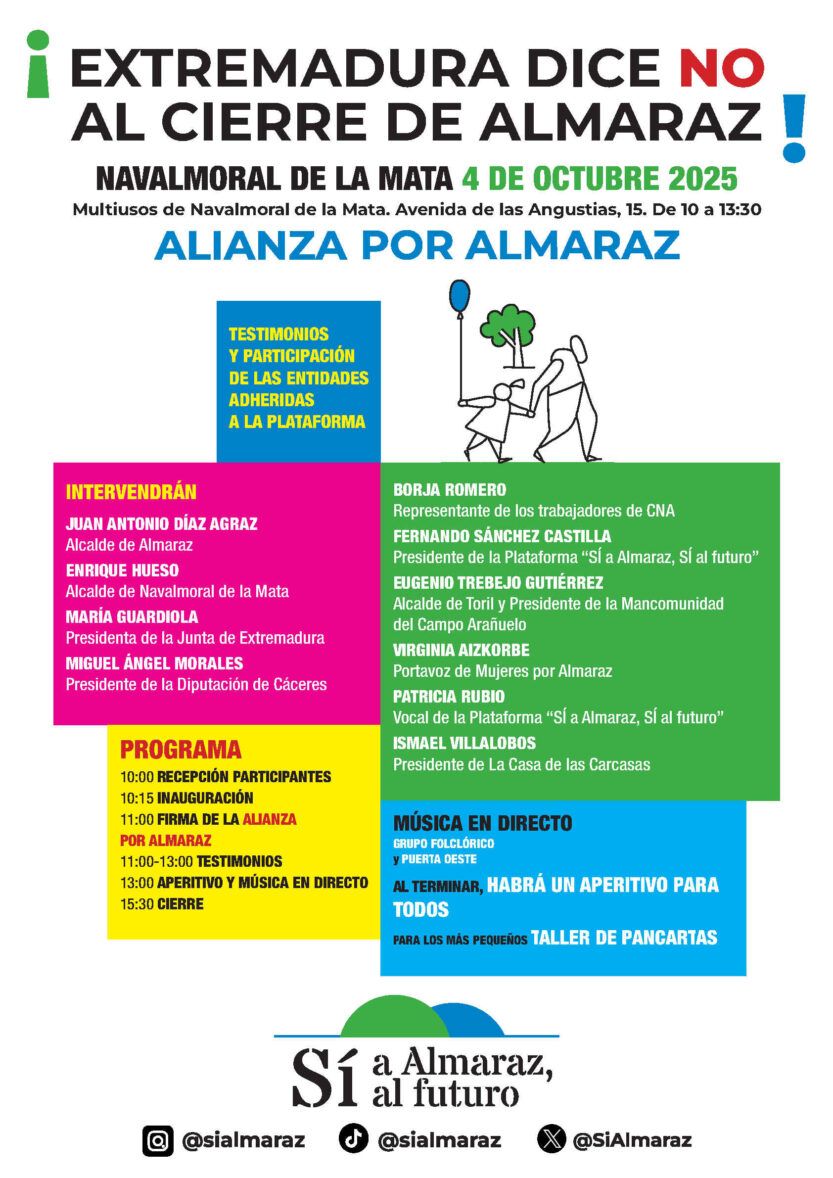 Cartel Alianza por Almaraz